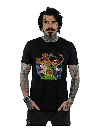 Disney - Camiseta The Muppets Círculo de Grupo para Hombre