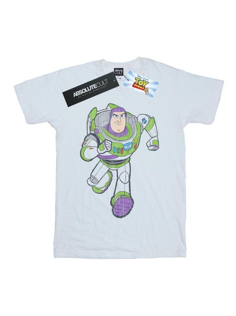 Disney - Camiseta Toy Story 4 de Buzz Lightyear Clásico para Hombre Blanco - Kiabi