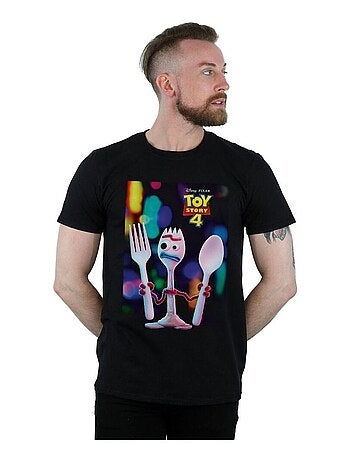 Disney - Camiseta Toy Story 4 de Forky Póster para Hombre