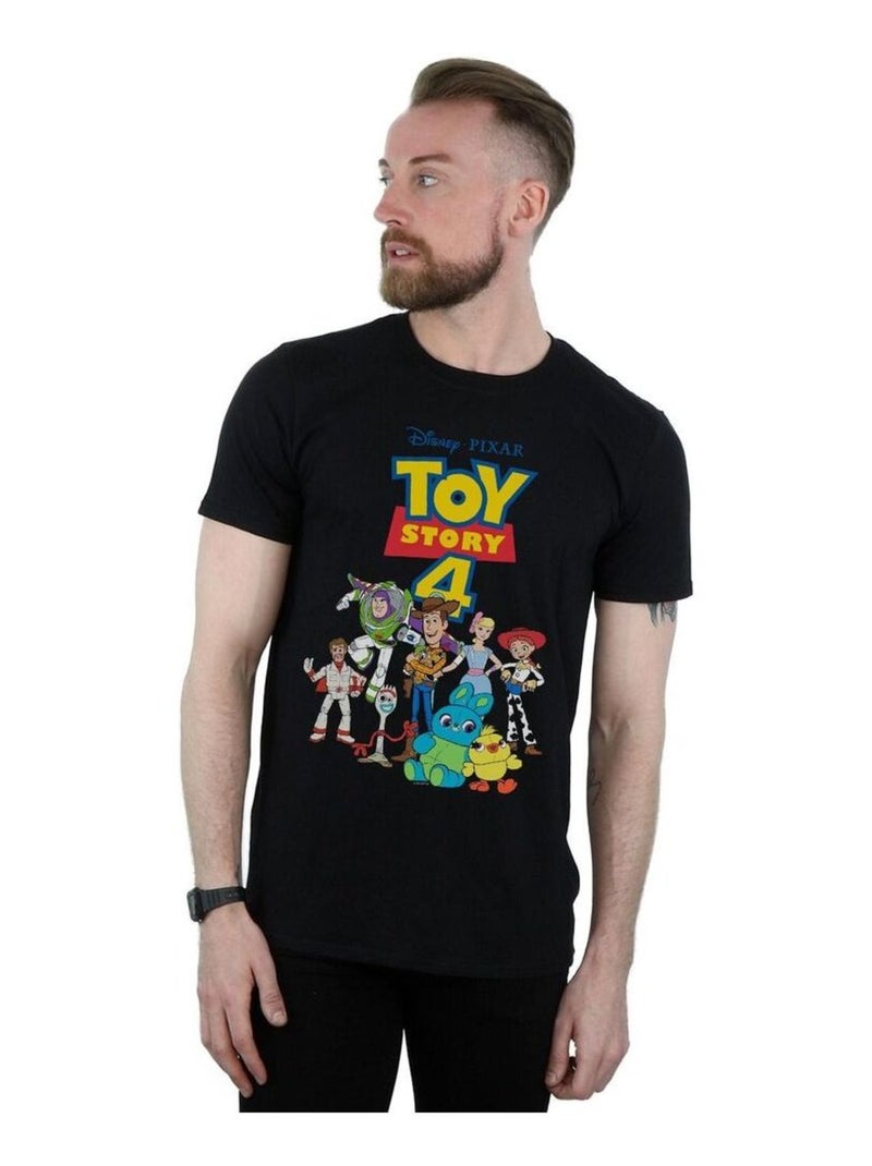 Disney - Camiseta Toy Story 4 Equipo para Hombre Negro - Kiabi