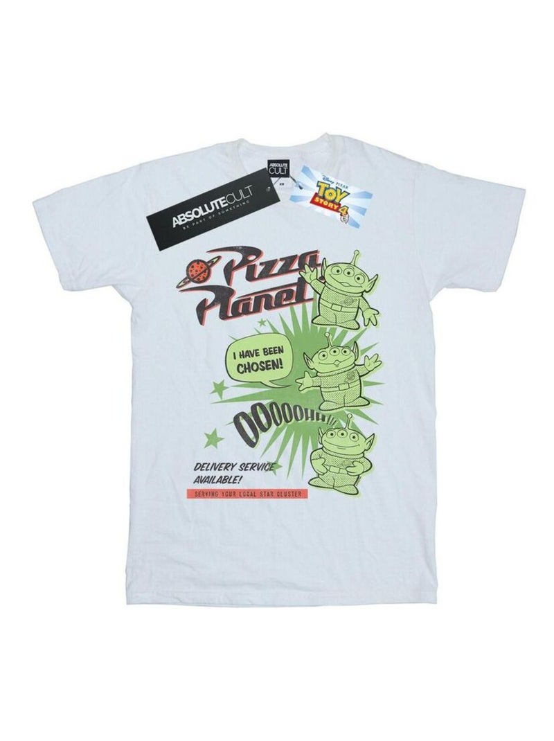 Disney - Camiseta Toy Story 4 Pizza Planet Little Green Men para Hombre Blanco - Kiabi