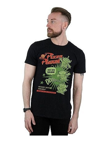 Disney - Camiseta Toy Story 4 Pizza Planet Little Green Men para Hombre