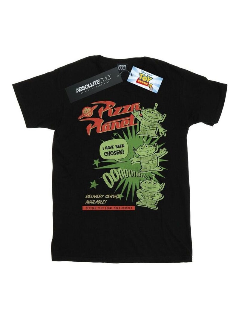Disney - Camiseta Toy Story 4 Pizza Planet Little Green Men para Hombre Negro - Kiabi
