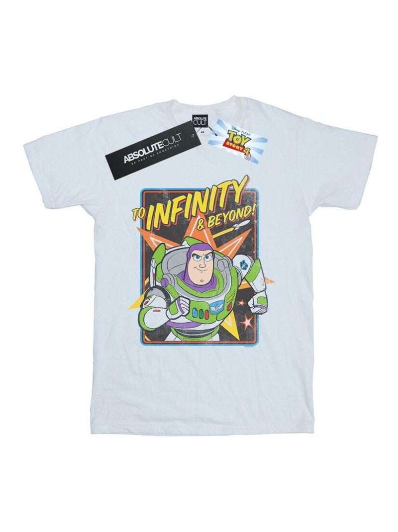 Disney - Camiseta Toy Story 4 To Infinity de Buzz Lightyear para Hombre Blanco - Kiabi