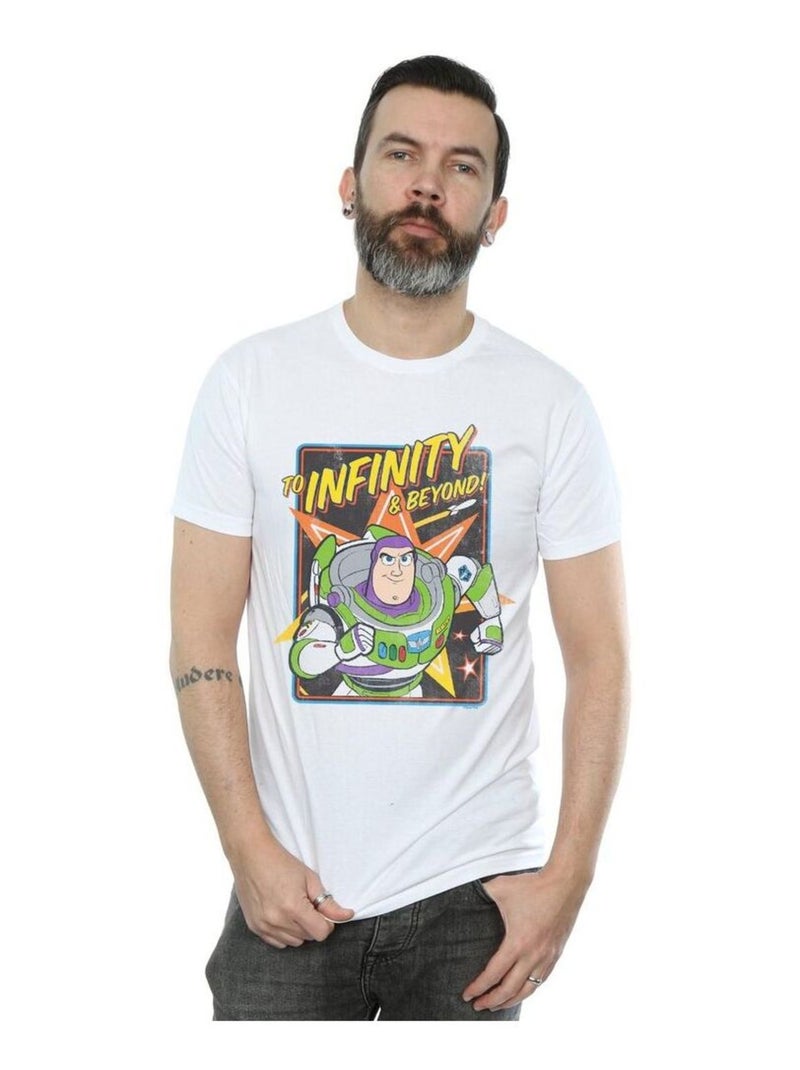 Disney - Camiseta Toy Story 4 To Infinity de Buzz Lightyear para Hombre Blanco - Kiabi