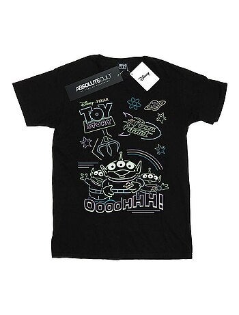 Disney - Camiseta Toy Story Little Green Men Hombres Pequeños Verdes de Neón para Hombre