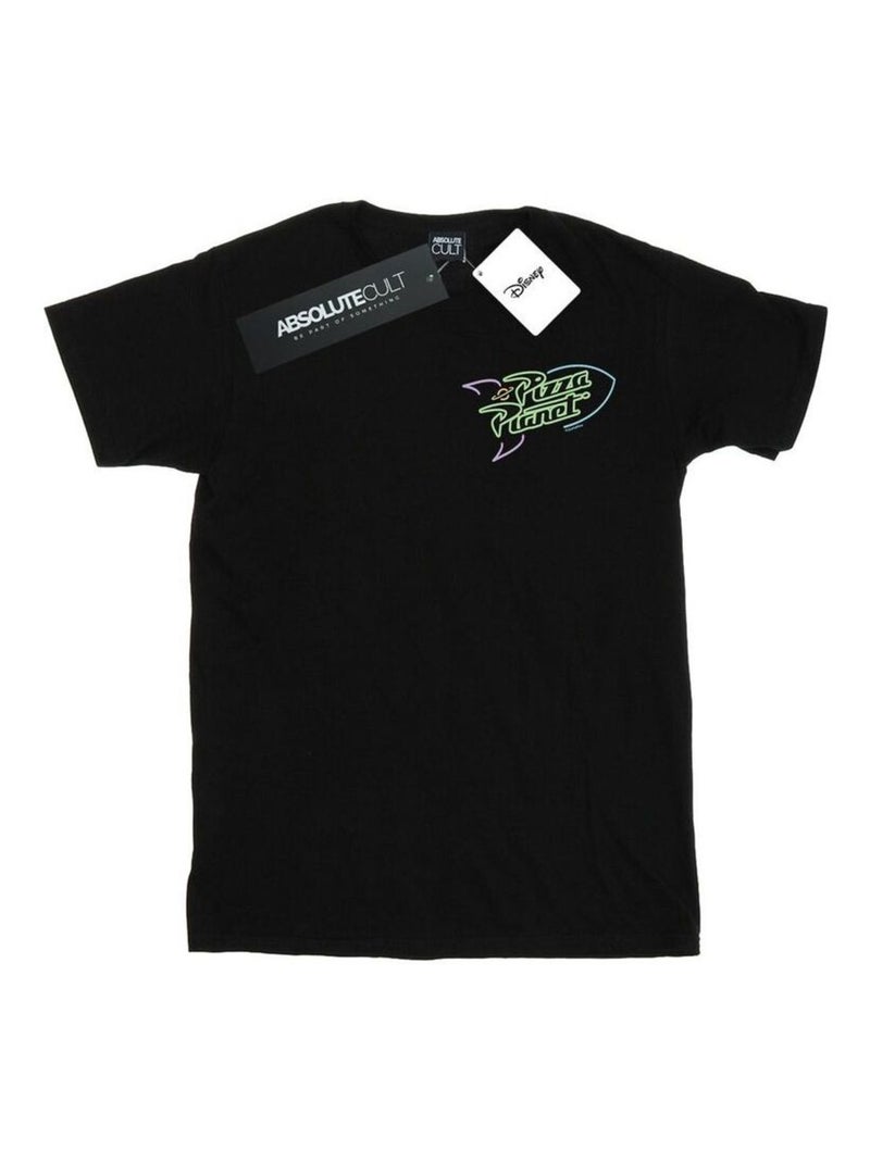 Disney - Camiseta Toy Story Pizza Planet Neón para Hombre Negro - Kiabi