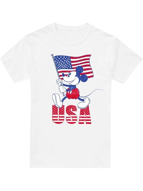 Disney - Camiseta USA de Mickey Mouse para Hombre - Kiabi Disney - Camiseta USA de Mickey Mouse para Hombre - Kiabi