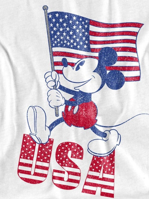 Disney - Camiseta USA de Mickey Mouse para Hombre - Kiabi Disney - Camiseta USA de Mickey Mouse para Hombre - Kiabi