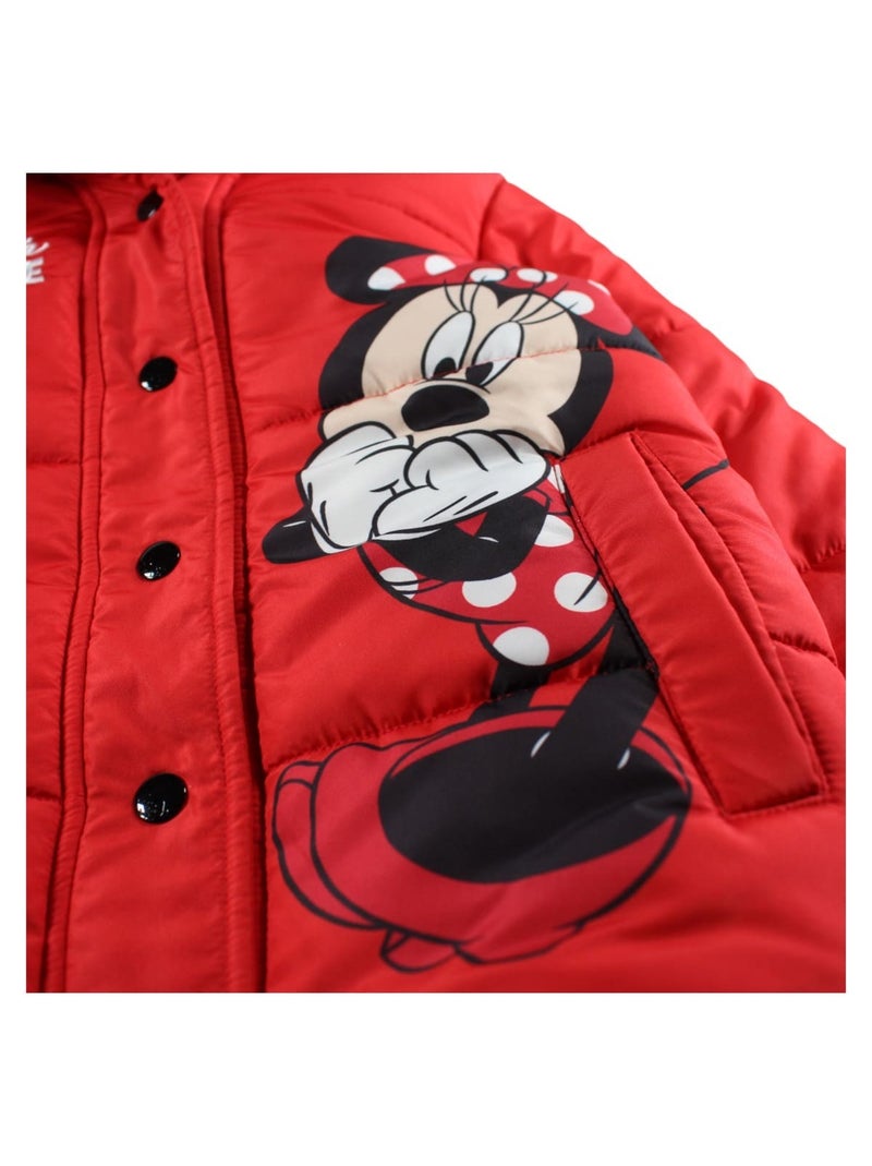 Disney - Chaqueta acolchada para niña Rojo - Kiabi