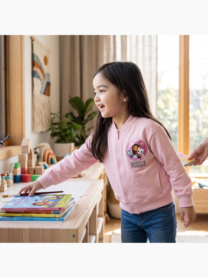 Disney - chaqueta de niña gabby's dollhouse Rosa claro - Kiabi
