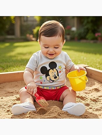 Disney - Combishort bebé Mickey