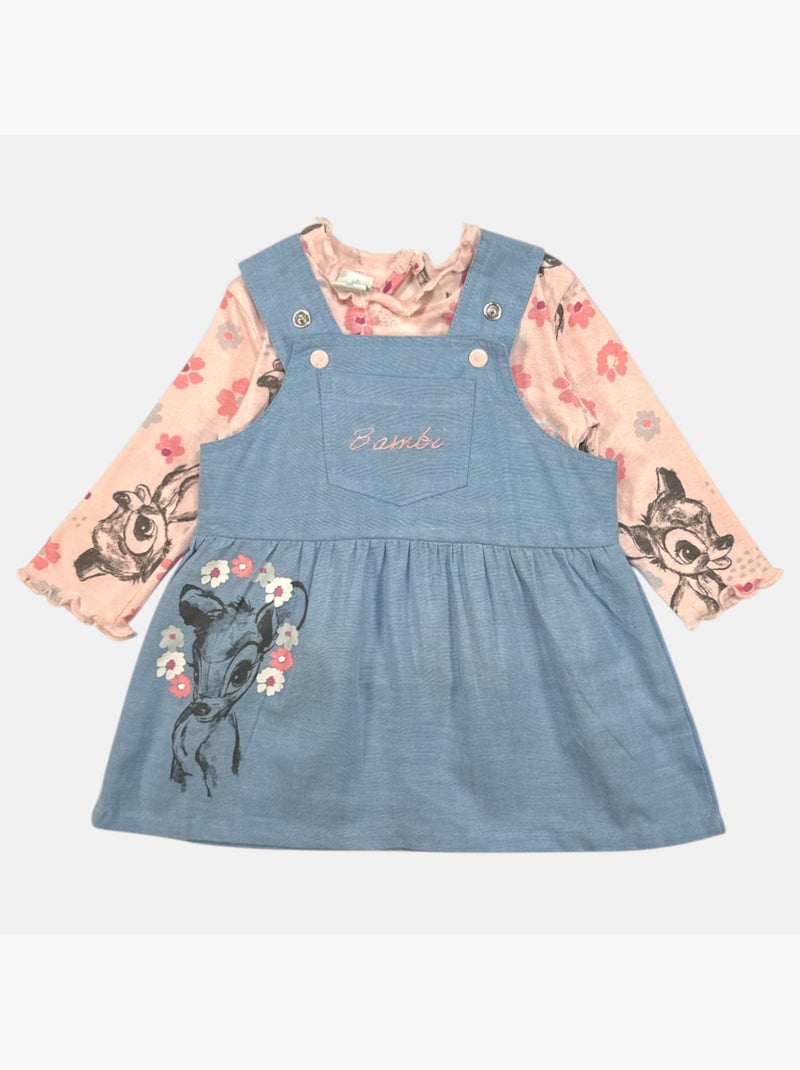 Disney - Conjunto bebé niña Bambi Rosa - Kiabi