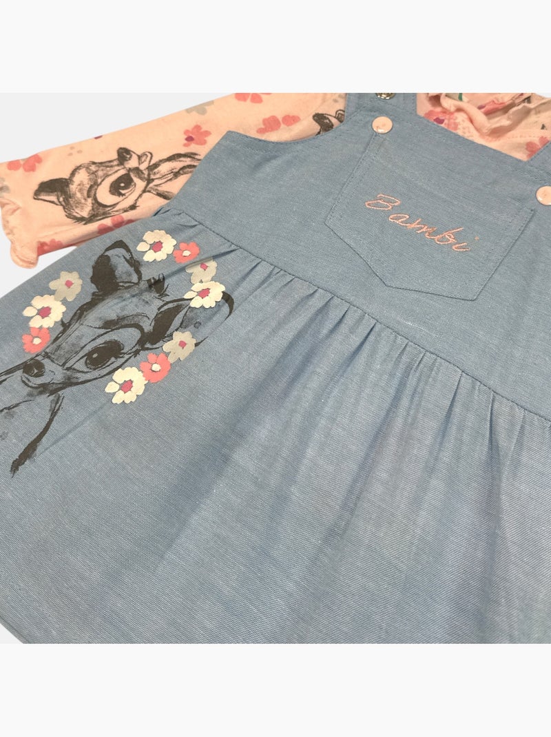 Disney - Conjunto bebé niña Bambi Rosa - Kiabi