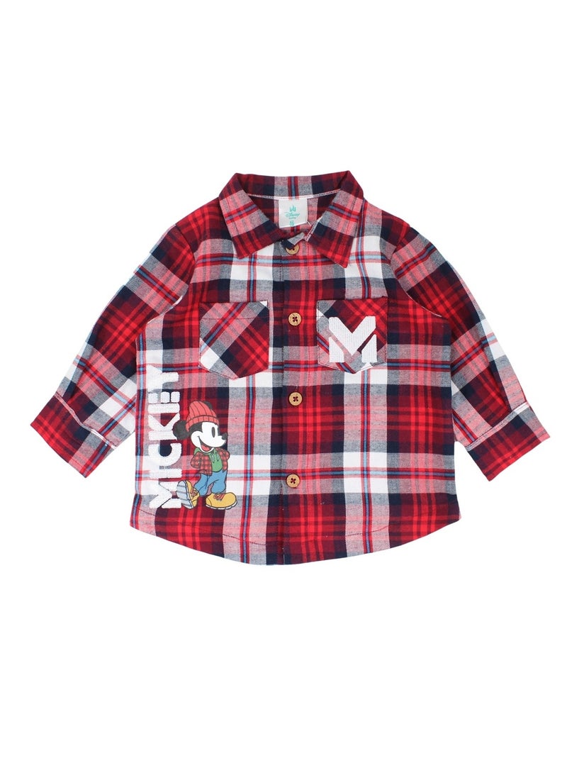 Disney - Conjunto camisa y pantalón bebé niño Rojo - Kiabi