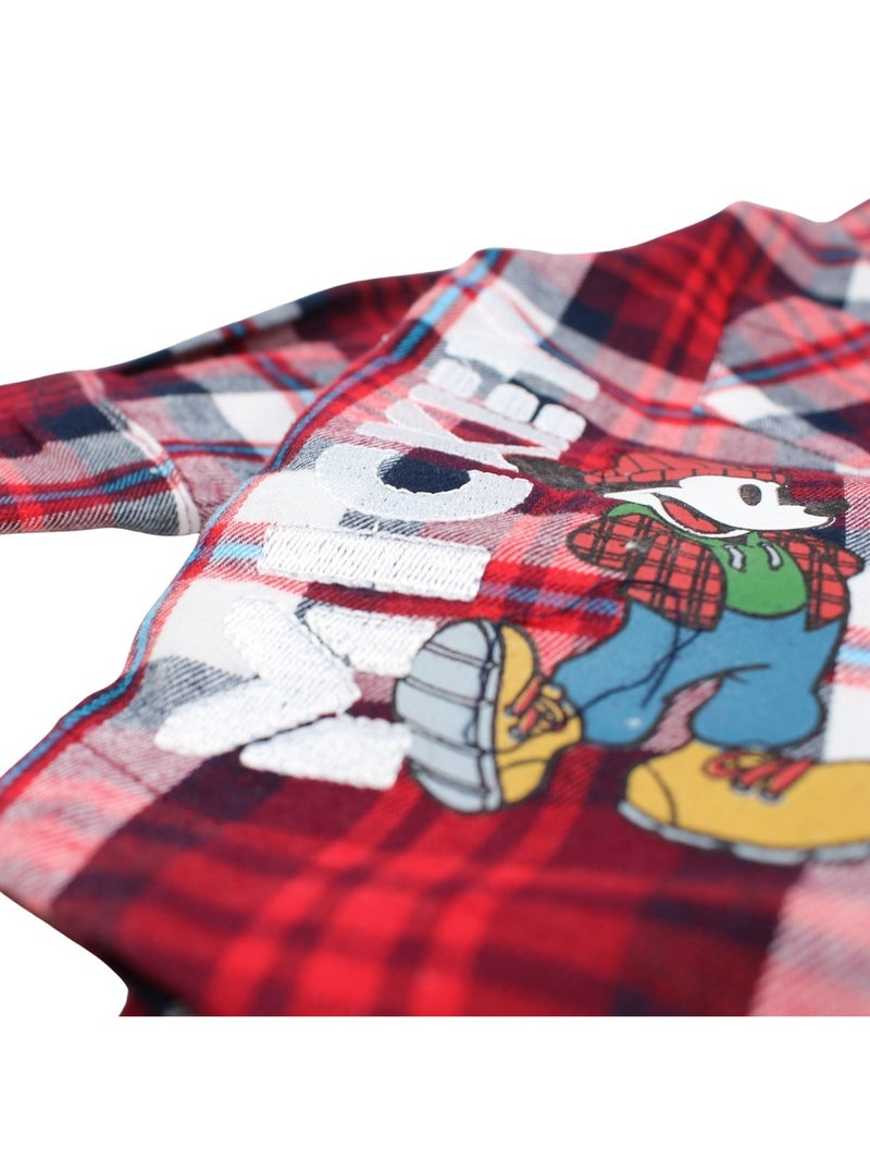 Disney - Conjunto camisa y pantalón bebé niño Rojo - Kiabi