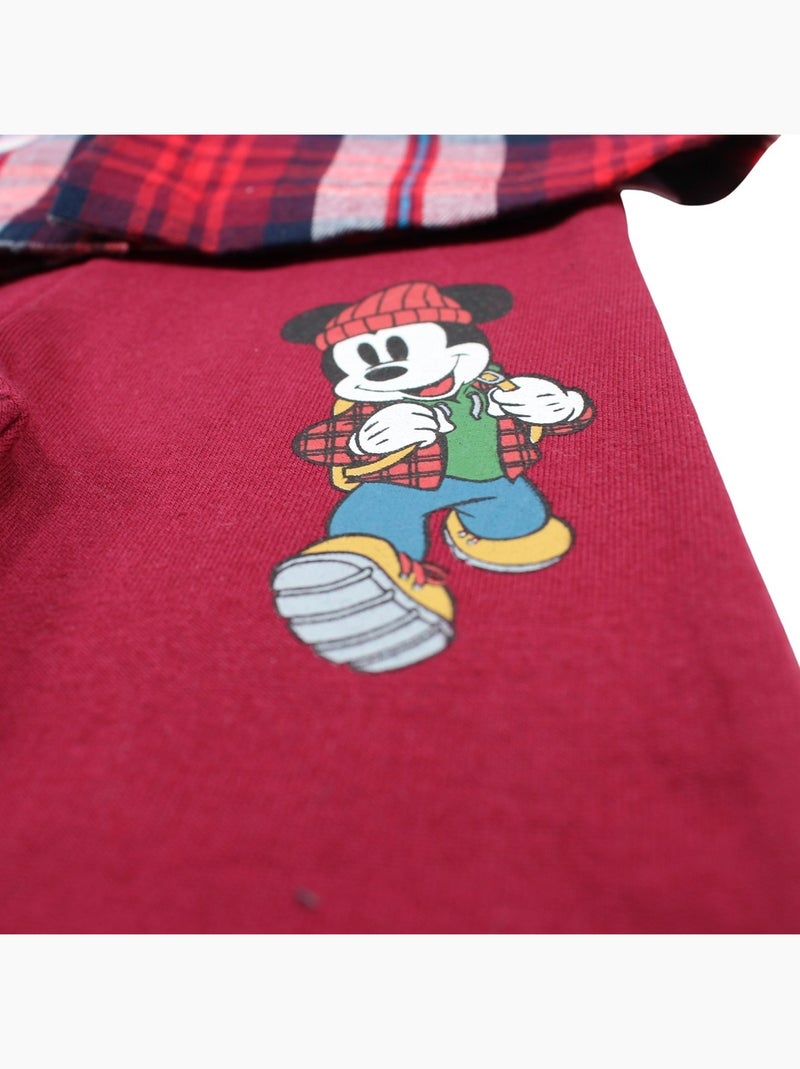 Disney - Conjunto camisa y pantalón bebé niño Rojo - Kiabi
