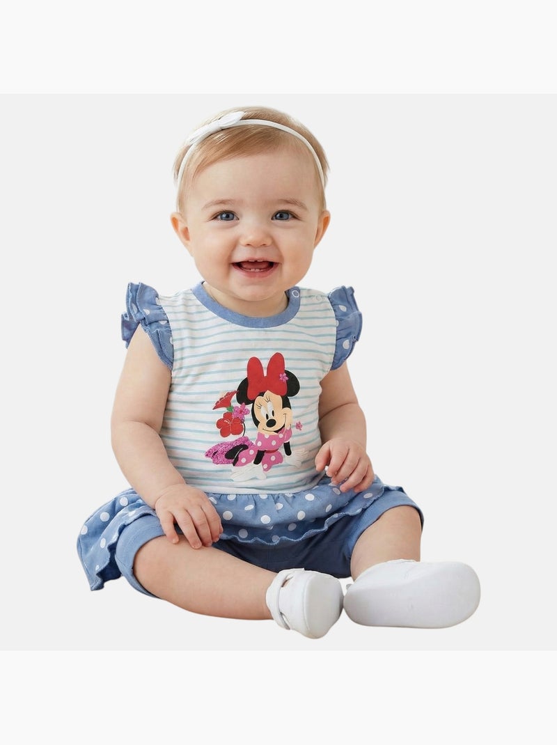 Disney - Conjunto camiseta y legging bebé niña Azul - Kiabi