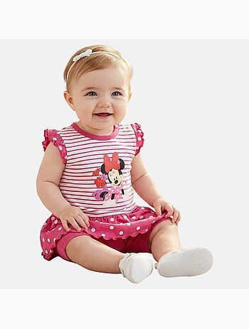 Disney - Conjunto camiseta y legging bebé niña Minnie