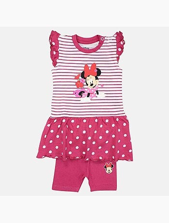 Disney - Conjunto camiseta y legging bebé niña Minnie