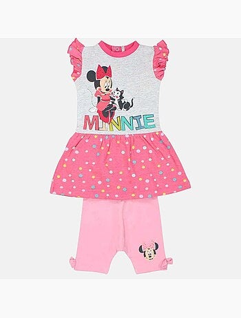Disney - Conjunto camiseta y legging bebé niña Minnie