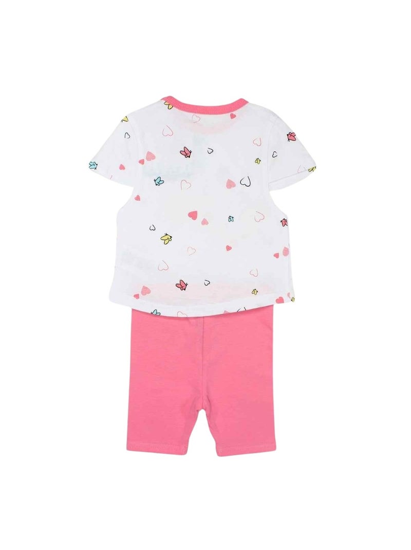 Disney - Conjunto camiseta y legging bebé niña Winnie Pooh Rosa fucsia - Kiabi
