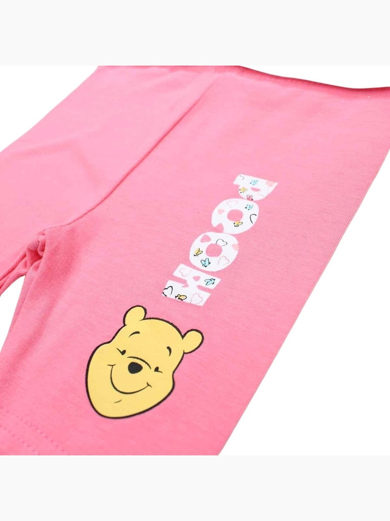 Disney - Conjunto camiseta y legging bebé niña Winnie Pooh Rosa fucsia - Kiabi