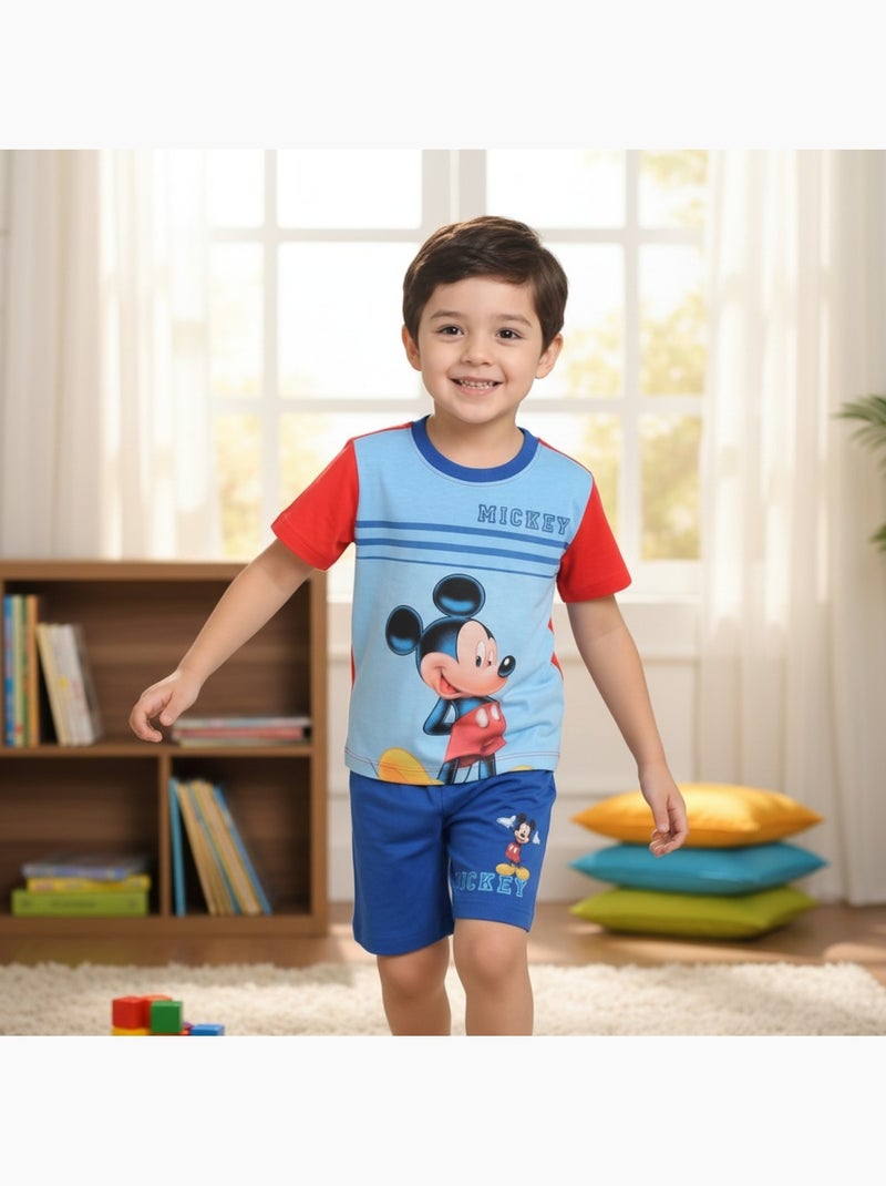 Disney - Conjunto camiseta y short Azul - Kiabi