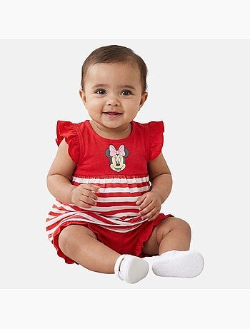 Disney - Conjunto camiseta y short bebé Minnie