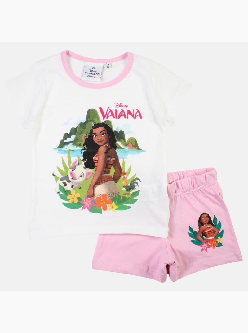 Disney - Conjunto camiseta y short Blanco - Kiabi