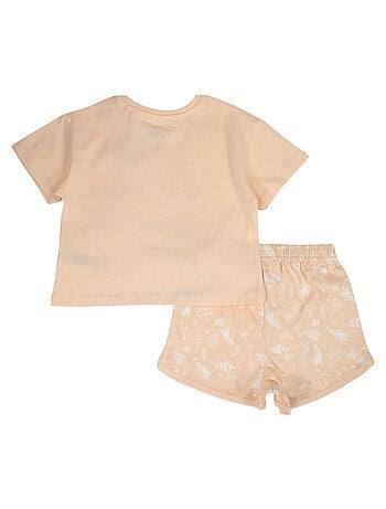 Disney - Conjunto camiseta y short Frozen niña