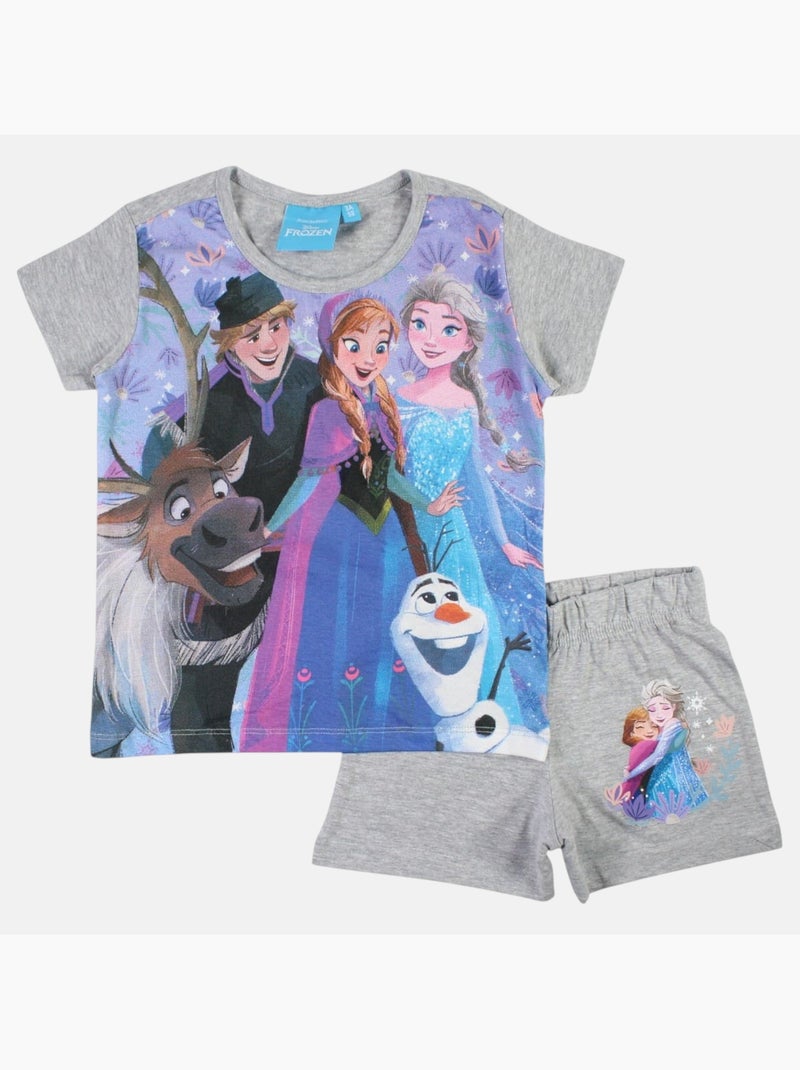 Disney - Conjunto camiseta y short Gris - Kiabi