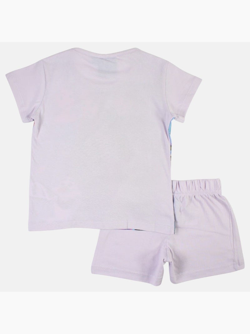 Disney - Conjunto camiseta y short Malva - Kiabi