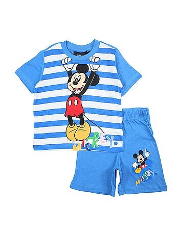 Disney - Conjunto camiseta y short Mickey