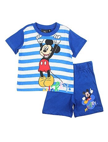 Disney - Conjunto camiseta y short Mickey