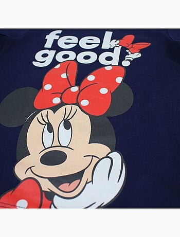Disney - Conjunto camiseta y short Minnie niña