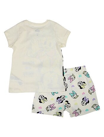 Disney - Conjunto camiseta y short Minnie niña