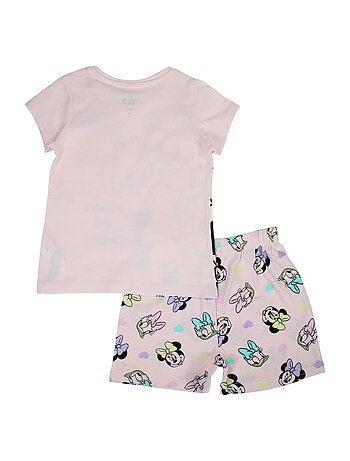 Disney - Conjunto camiseta y short Minnie niña
