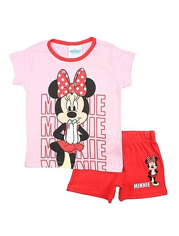 Disney - Conjunto camiseta y short Minnie