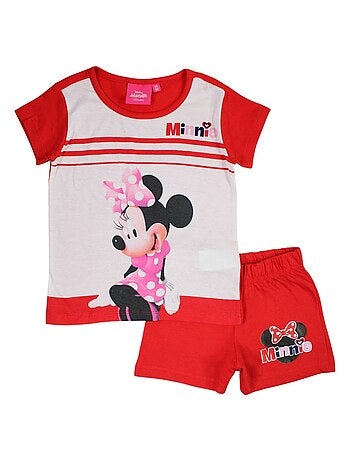 Disney - Conjunto camiseta y short Minnie