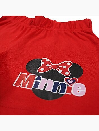 Disney - Conjunto camiseta y short Minnie