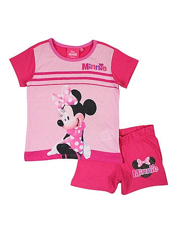 Disney - Conjunto camiseta y short Minnie