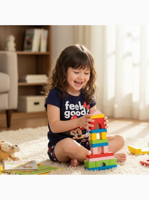 Disney - Conjunto camiseta y short niña - Kiabi