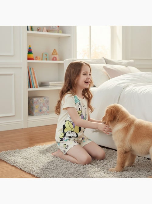 Disney - Conjunto camiseta y short niña - Kiabi