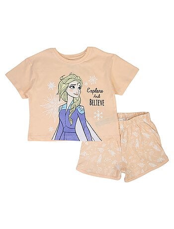 Disney - Conjunto camiseta y short niña