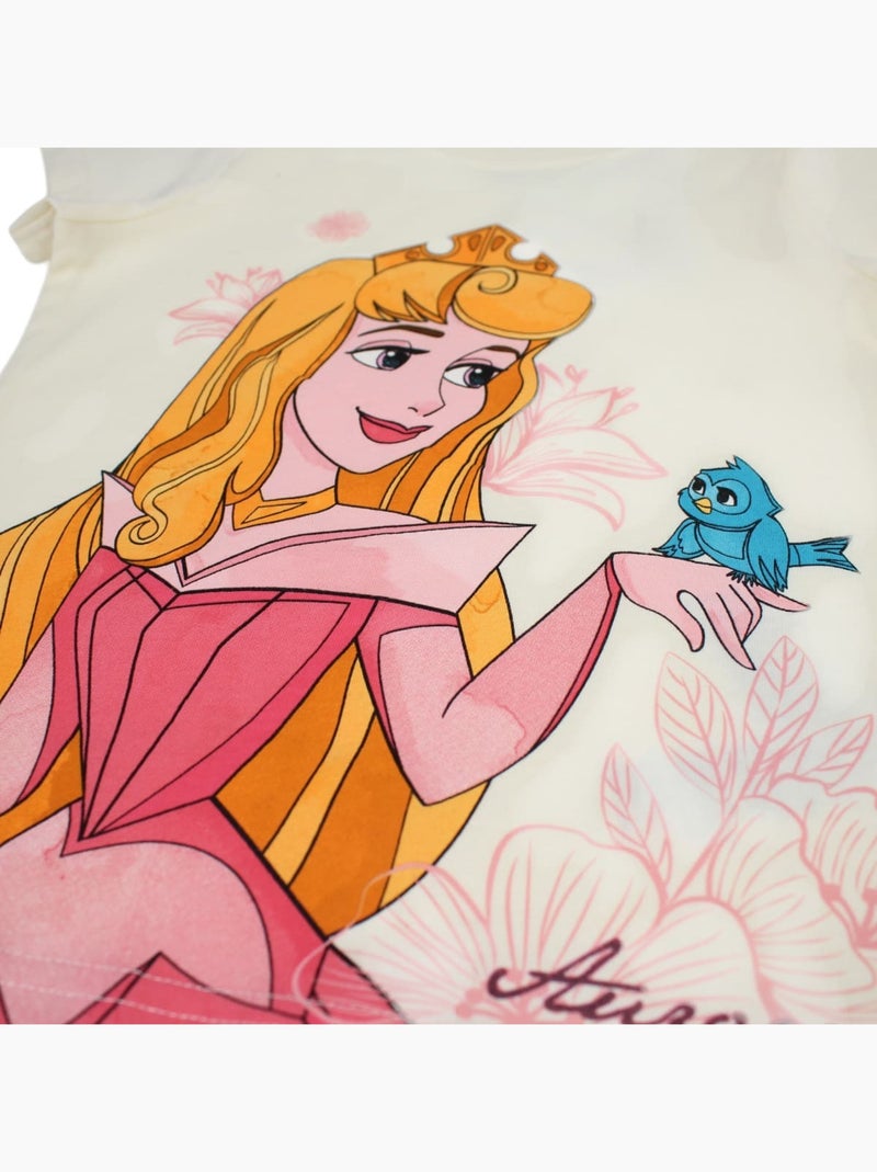 Disney - Conjunto camiseta y short niña Rosa - Kiabi