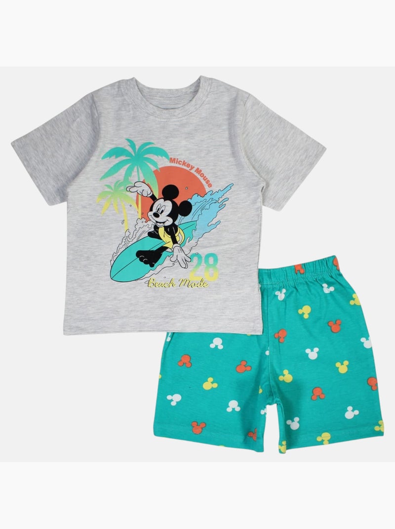 Disney - Conjunto camiseta y short niño Gris - Kiabi