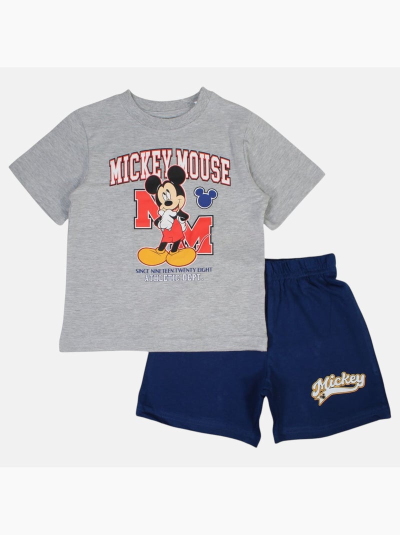Disney - Conjunto camiseta y short niño Gris - Kiabi