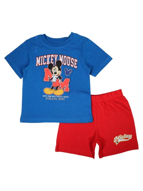 Disney - Conjunto camiseta y short niño Mickey - Kiabi