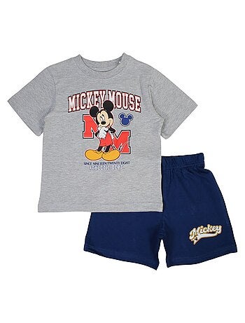 Disney - Conjunto camiseta y short niño Mickey